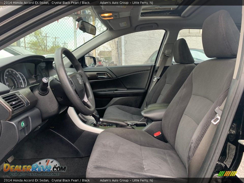 2014 Honda Accord EX Sedan Crystal Black Pearl / Black Photo #23