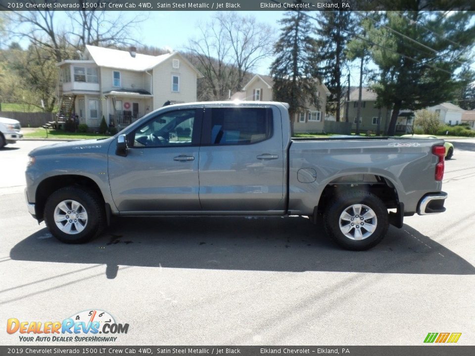 2019 Chevrolet Silverado 1500 LT Crew Cab 4WD Satin Steel Metallic / Jet Black Photo #5