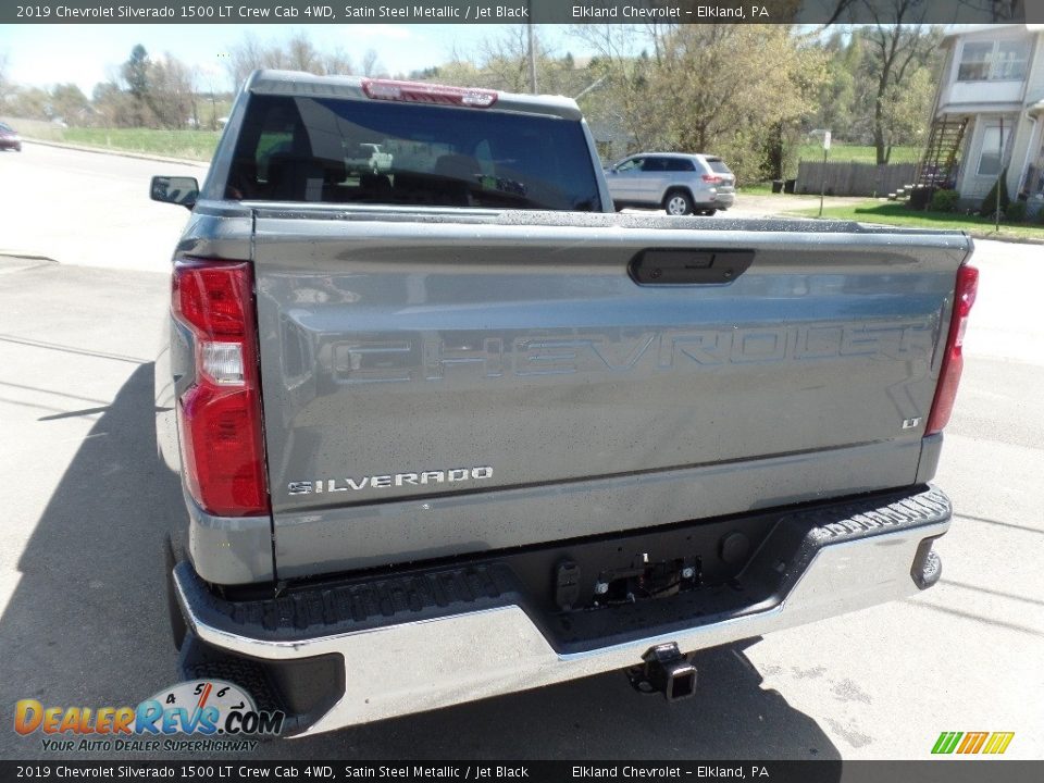 2019 Chevrolet Silverado 1500 LT Crew Cab 4WD Satin Steel Metallic / Jet Black Photo #7