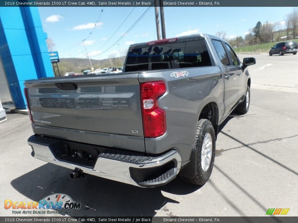 2019 Chevrolet Silverado 1500 LT Crew Cab 4WD Satin Steel Metallic / Jet Black Photo #8