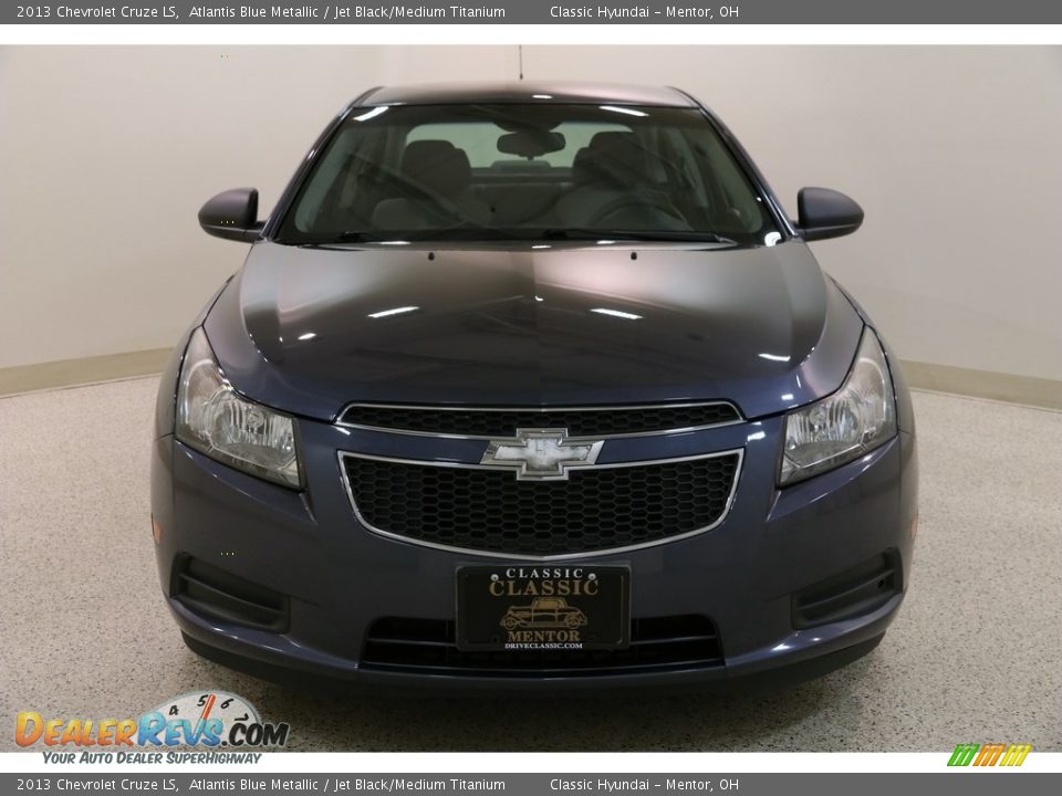 2013 Chevrolet Cruze LS Atlantis Blue Metallic / Jet Black/Medium Titanium Photo #2