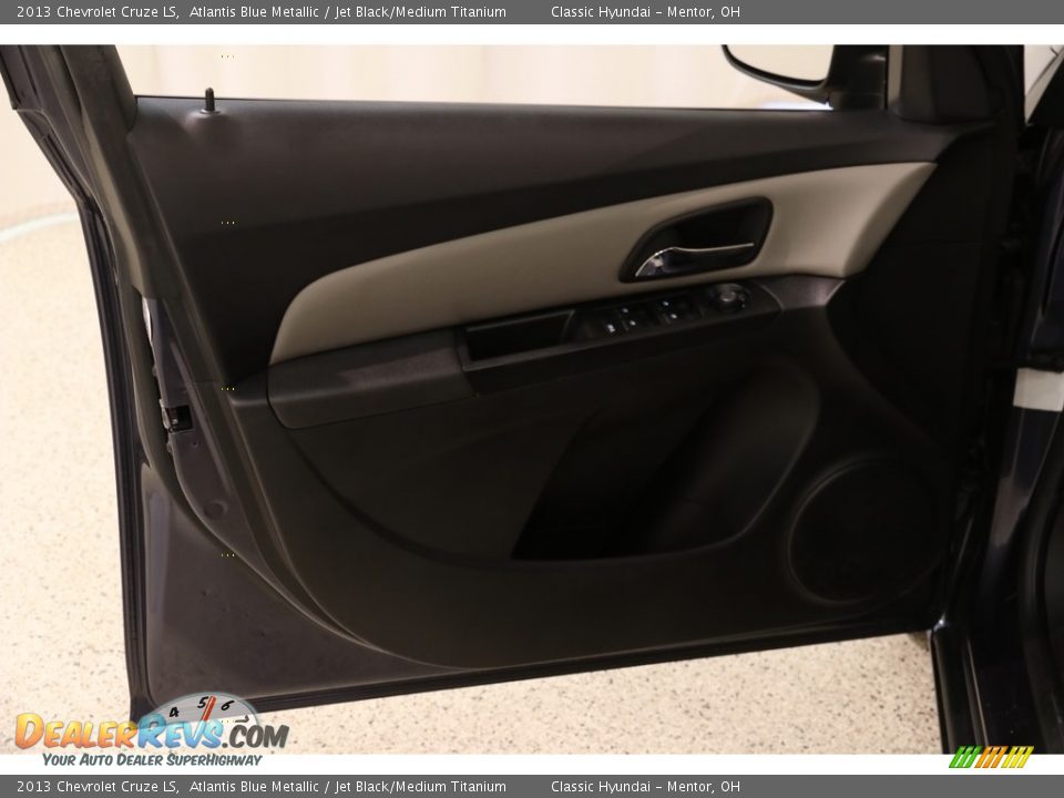 2013 Chevrolet Cruze LS Atlantis Blue Metallic / Jet Black/Medium Titanium Photo #4
