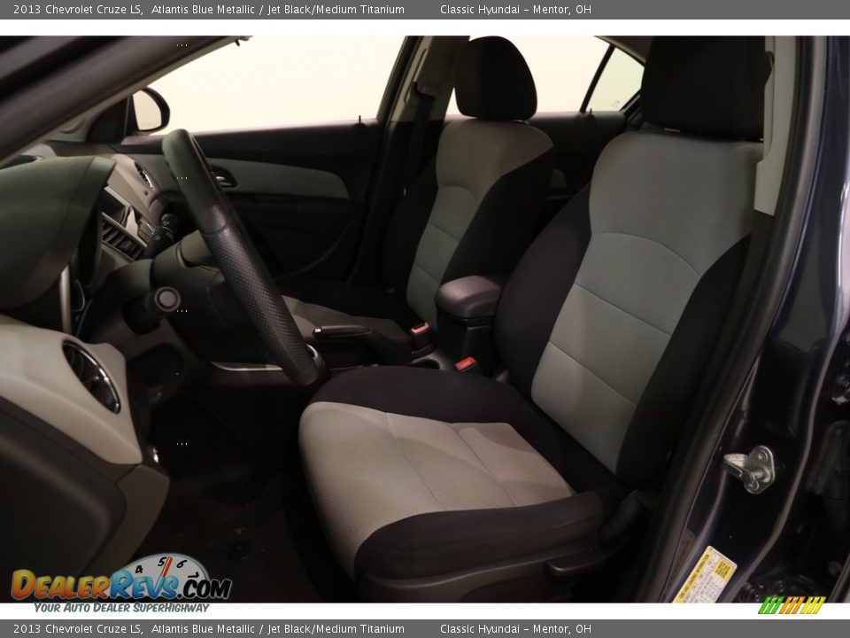 2013 Chevrolet Cruze LS Atlantis Blue Metallic / Jet Black/Medium Titanium Photo #5