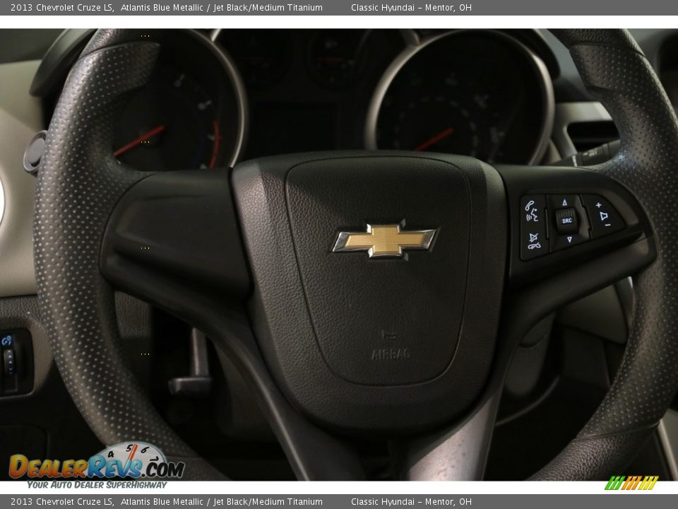 2013 Chevrolet Cruze LS Atlantis Blue Metallic / Jet Black/Medium Titanium Photo #6