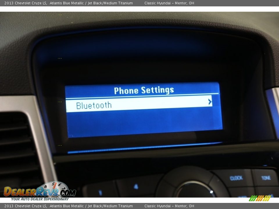 2013 Chevrolet Cruze LS Atlantis Blue Metallic / Jet Black/Medium Titanium Photo #10