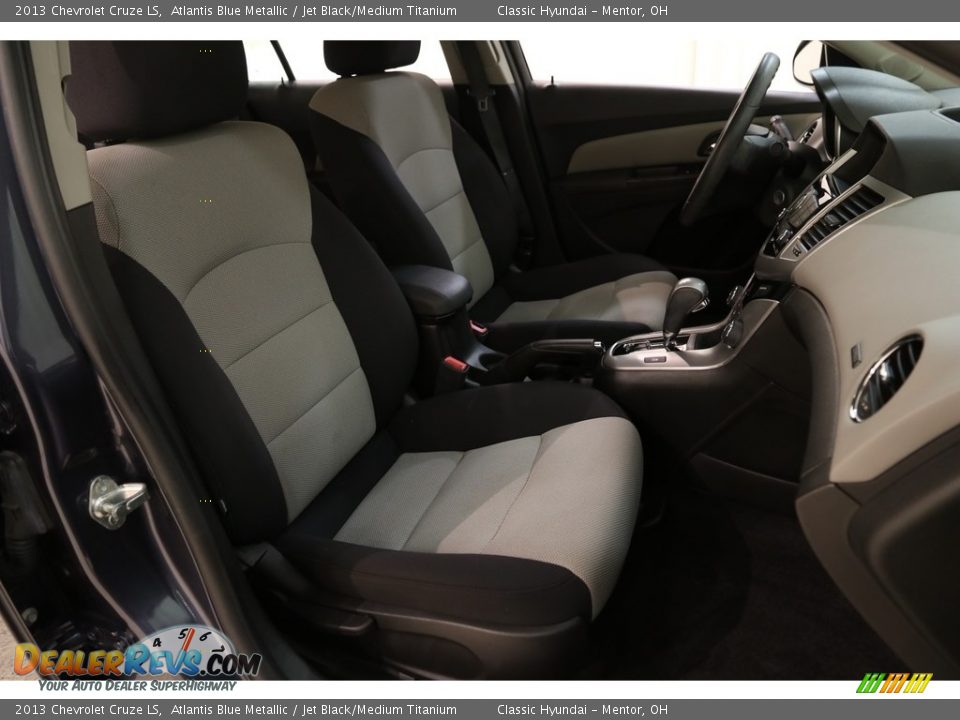 2013 Chevrolet Cruze LS Atlantis Blue Metallic / Jet Black/Medium Titanium Photo #12