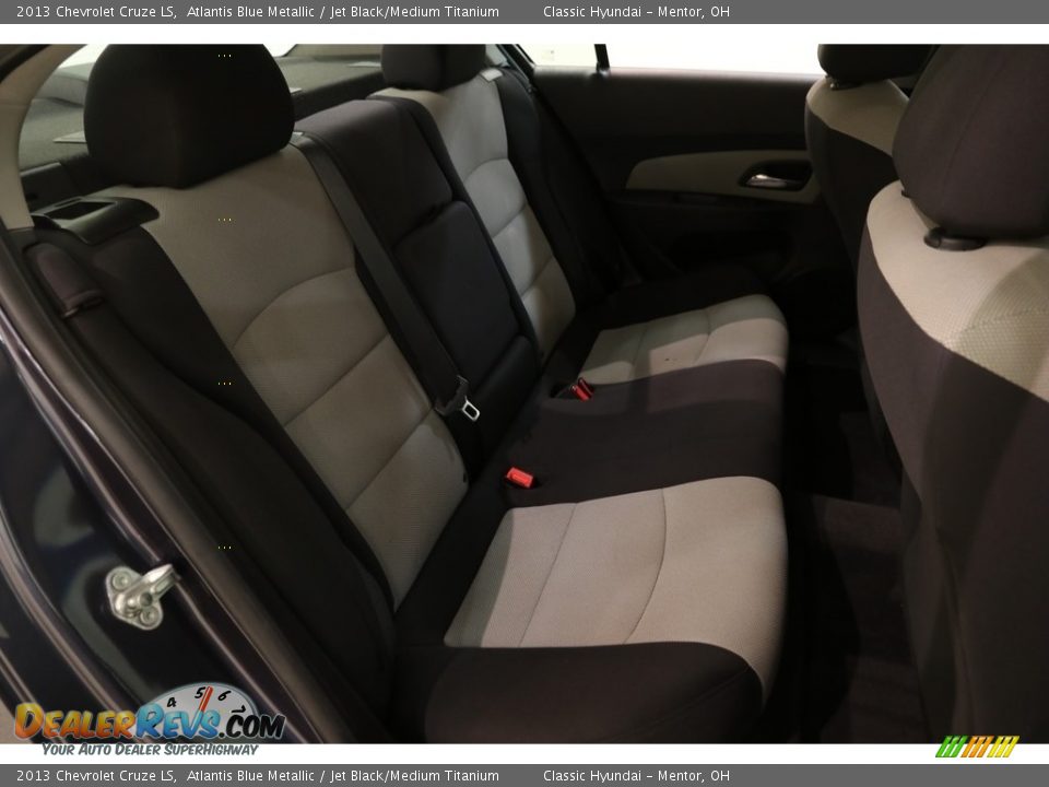 2013 Chevrolet Cruze LS Atlantis Blue Metallic / Jet Black/Medium Titanium Photo #13