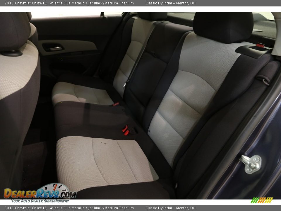 2013 Chevrolet Cruze LS Atlantis Blue Metallic / Jet Black/Medium Titanium Photo #14