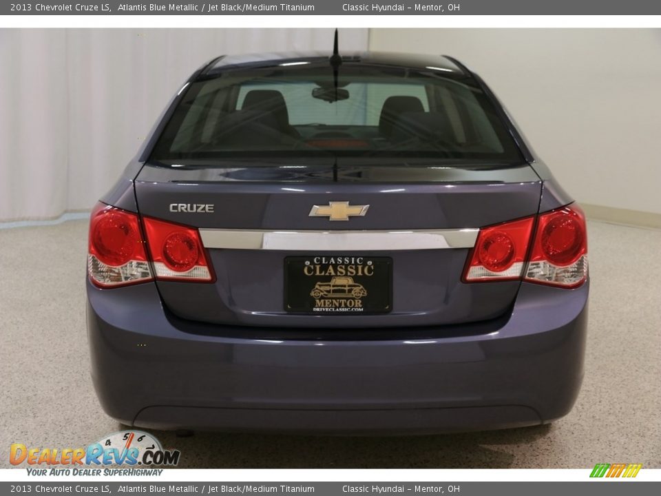 2013 Chevrolet Cruze LS Atlantis Blue Metallic / Jet Black/Medium Titanium Photo #15