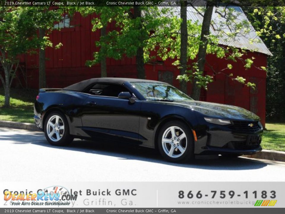 2019 Chevrolet Camaro LT Coupe Black / Jet Black Photo #1