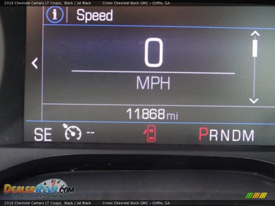 2019 Chevrolet Camaro LT Coupe Black / Jet Black Photo #16