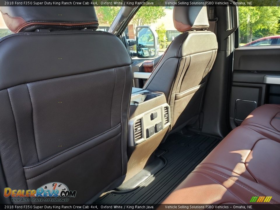2018 Ford F350 Super Duty King Ranch Crew Cab 4x4 Oxford White / King Ranch Java Photo #10