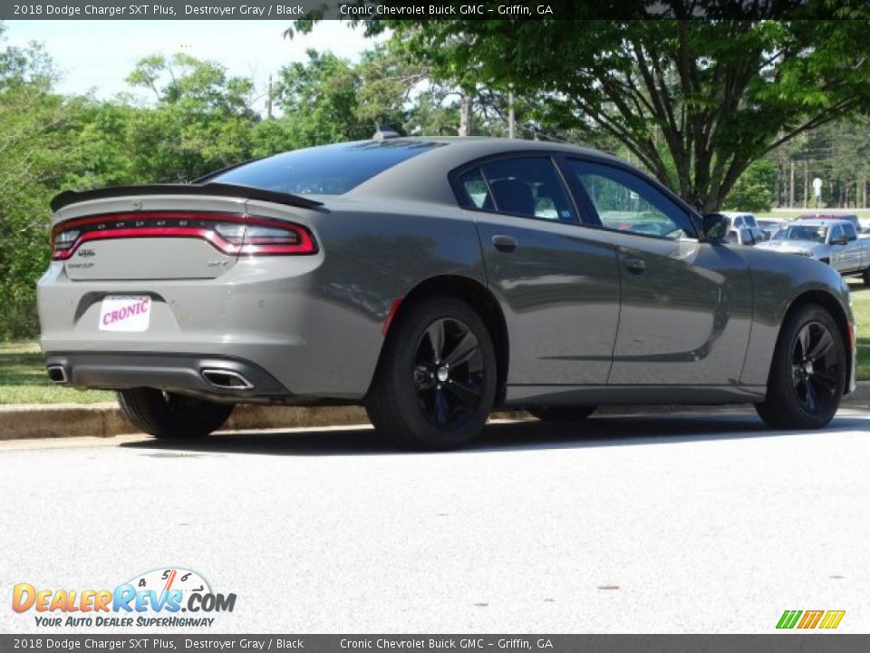 2018 Dodge Charger SXT Plus Destroyer Gray / Black Photo #3