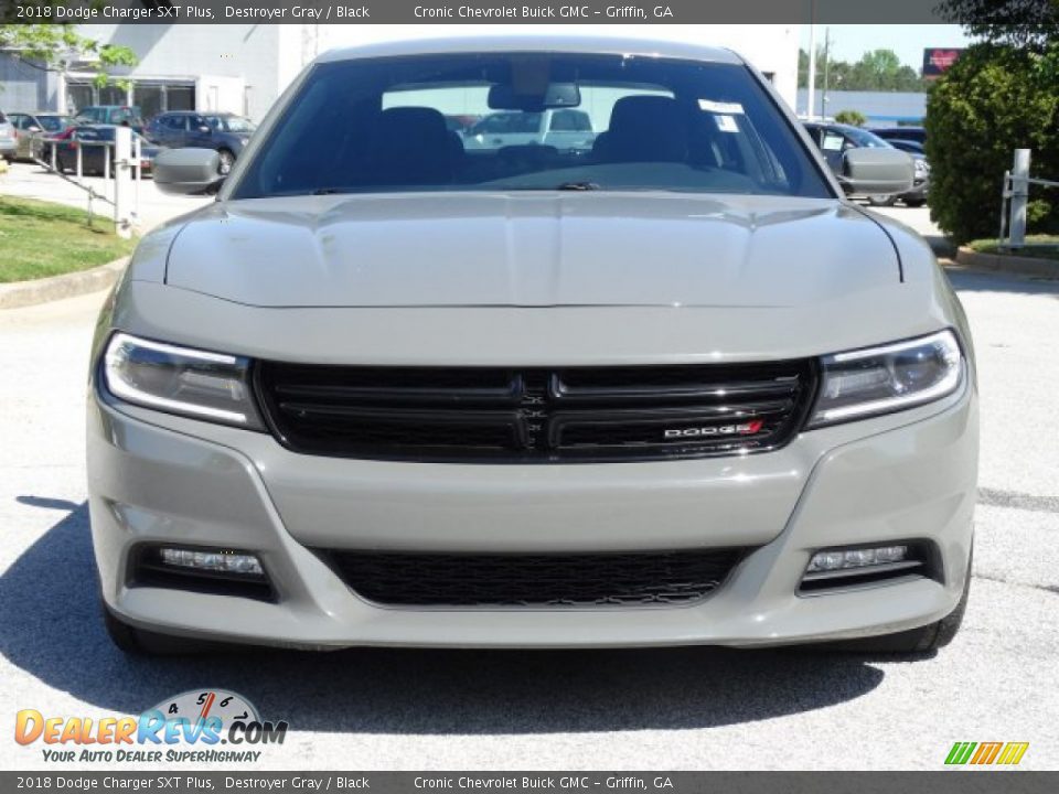 2018 Dodge Charger SXT Plus Destroyer Gray / Black Photo #4