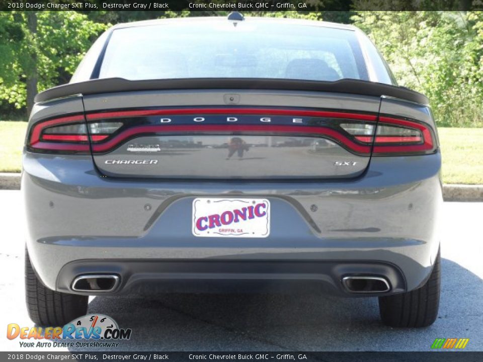 2018 Dodge Charger SXT Plus Destroyer Gray / Black Photo #7