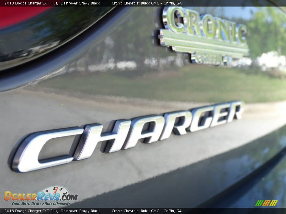 2018 Dodge Charger SXT Plus Destroyer Gray / Black Photo #8