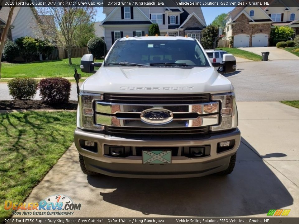 2018 Ford F350 Super Duty King Ranch Crew Cab 4x4 Oxford White / King Ranch Java Photo #24