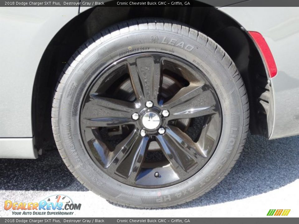 2018 Dodge Charger SXT Plus Destroyer Gray / Black Photo #10