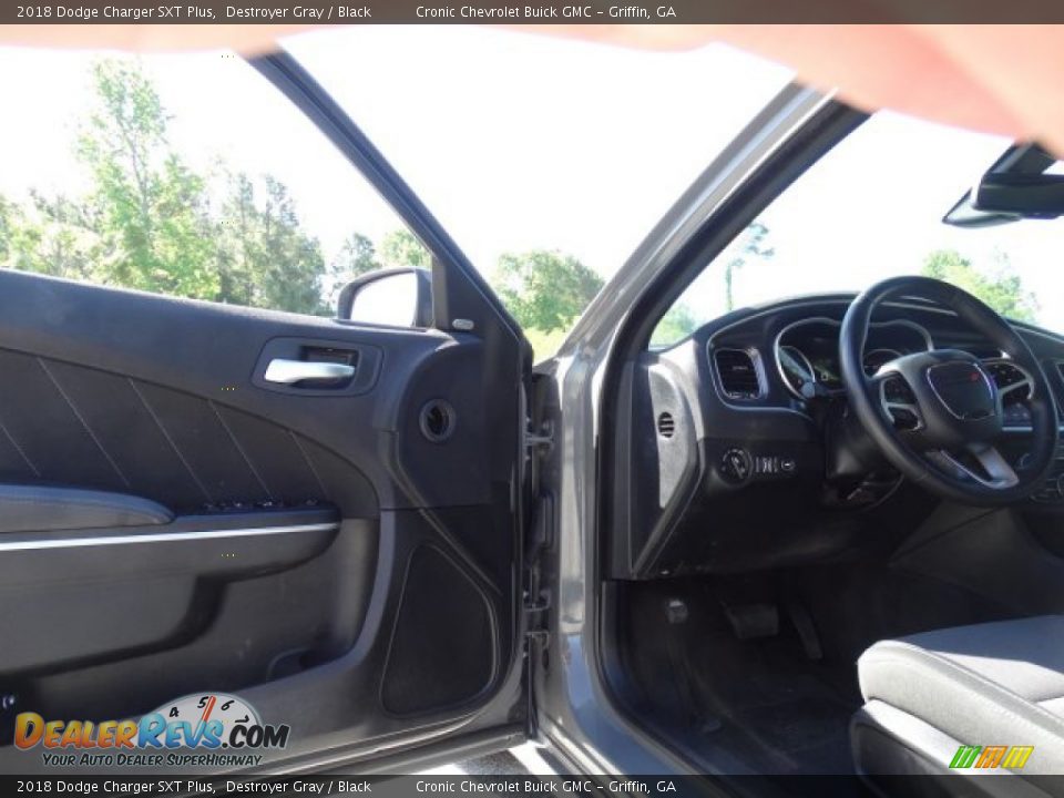 2018 Dodge Charger SXT Plus Destroyer Gray / Black Photo #11