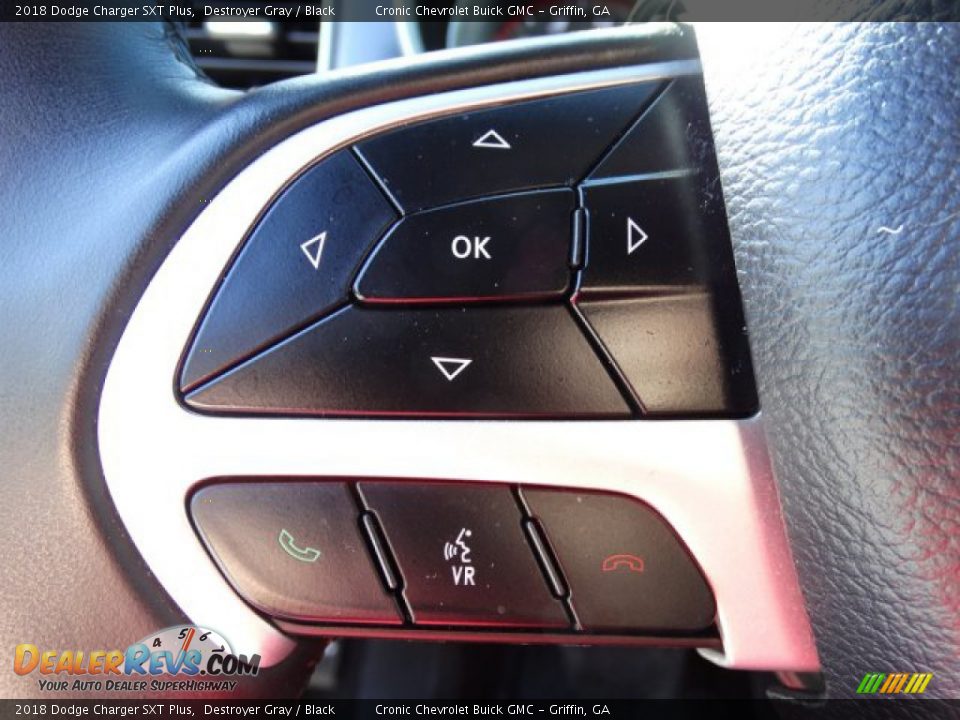 2018 Dodge Charger SXT Plus Destroyer Gray / Black Photo #15