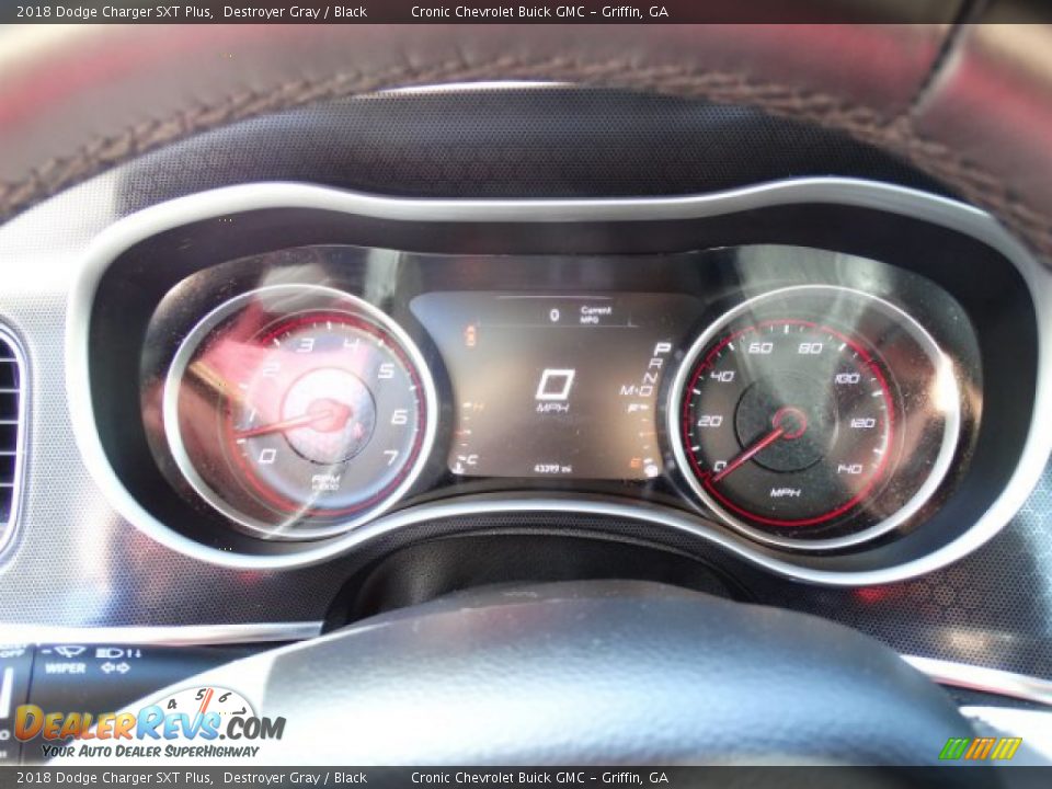 2018 Dodge Charger SXT Plus Destroyer Gray / Black Photo #16