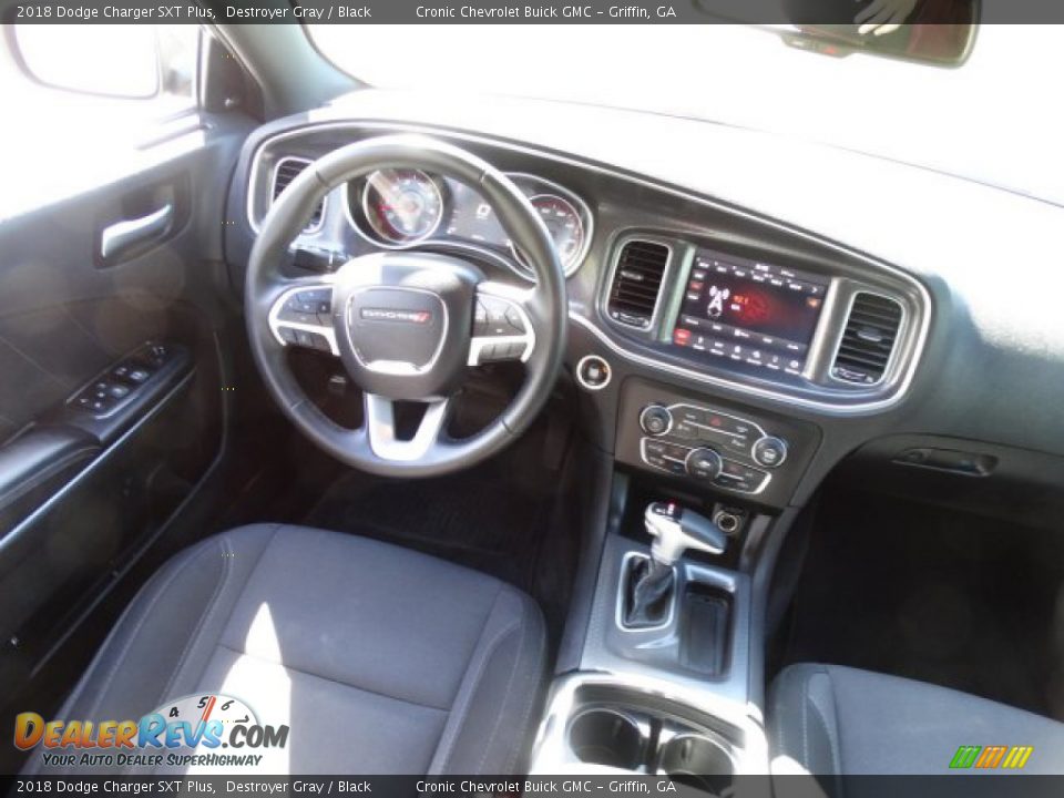 2018 Dodge Charger SXT Plus Destroyer Gray / Black Photo #23