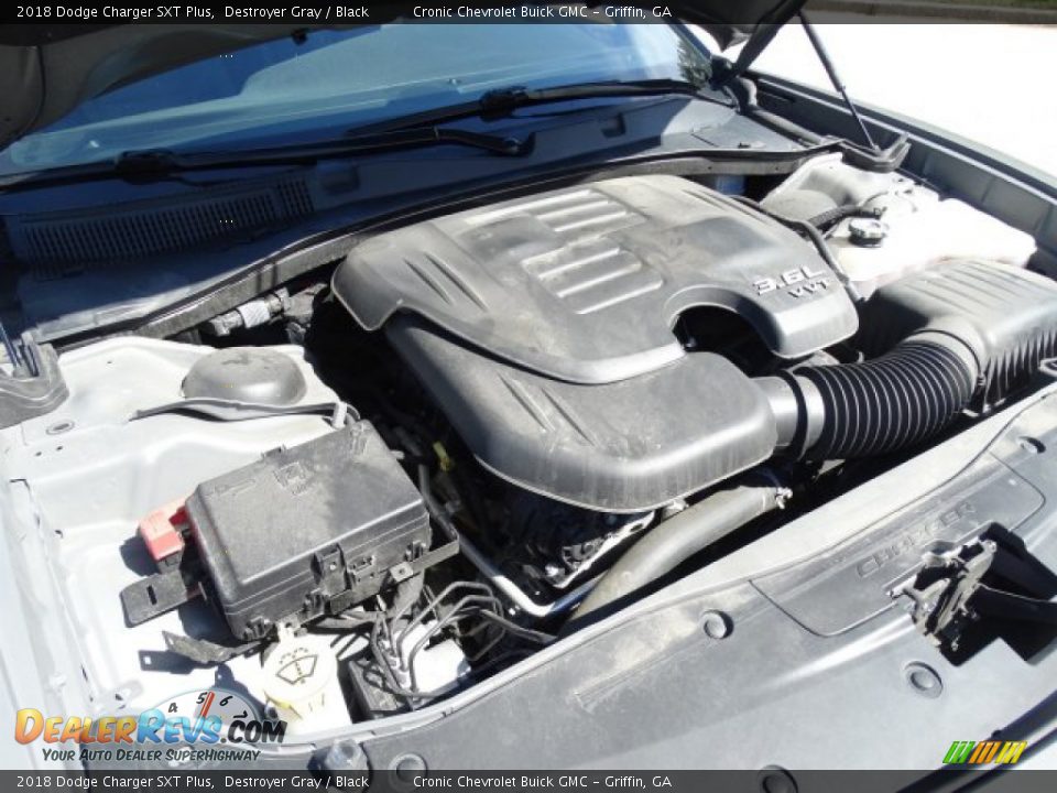 2018 Dodge Charger SXT Plus Destroyer Gray / Black Photo #26