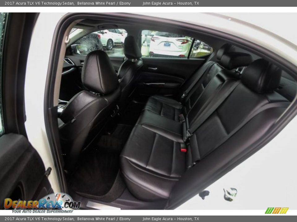 2017 Acura TLX V6 Technology Sedan Bellanova White Pearl / Ebony Photo #22