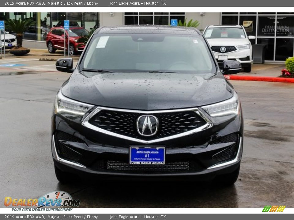 2019 Acura RDX AWD Majestic Black Pearl / Ebony Photo #2