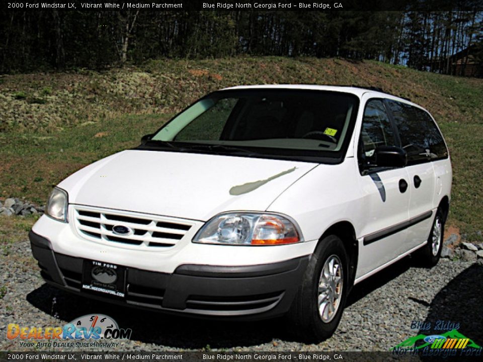 2000 Ford Windstar LX Vibrant White / Medium Parchment Photo #1