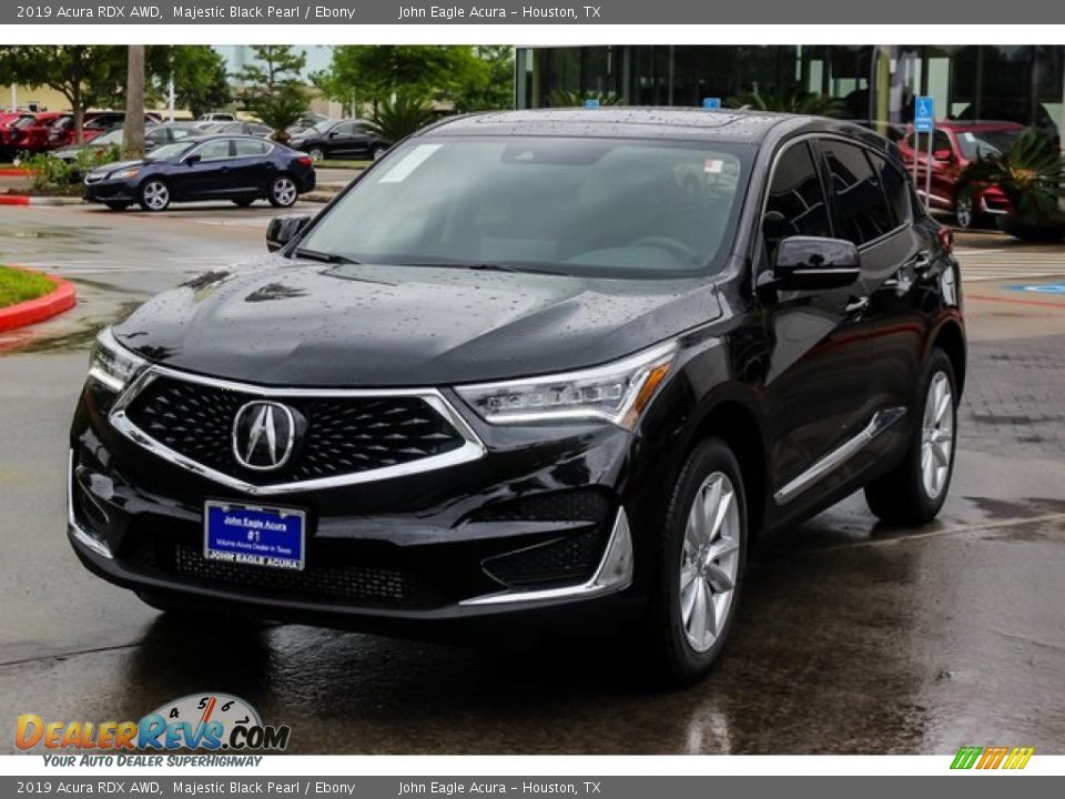 2019 Acura RDX AWD Majestic Black Pearl / Ebony Photo #3