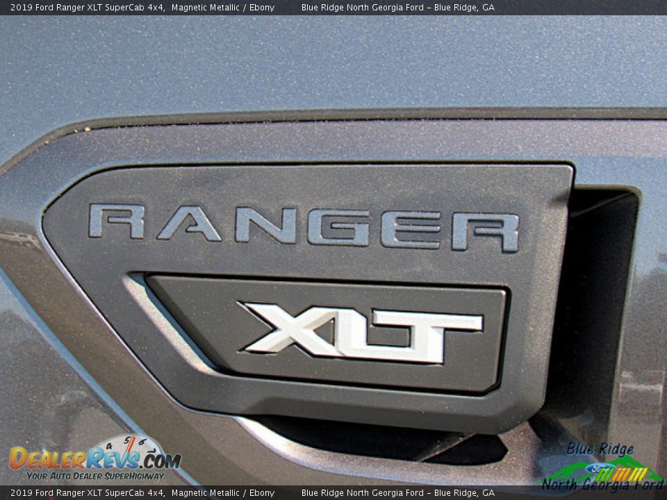 2019 Ford Ranger XLT SuperCab 4x4 Magnetic Metallic / Ebony Photo #33