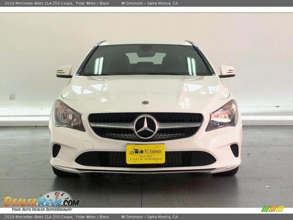 2019 Mercedes-Benz CLA 250 Coupe Polar White / Black Photo #2