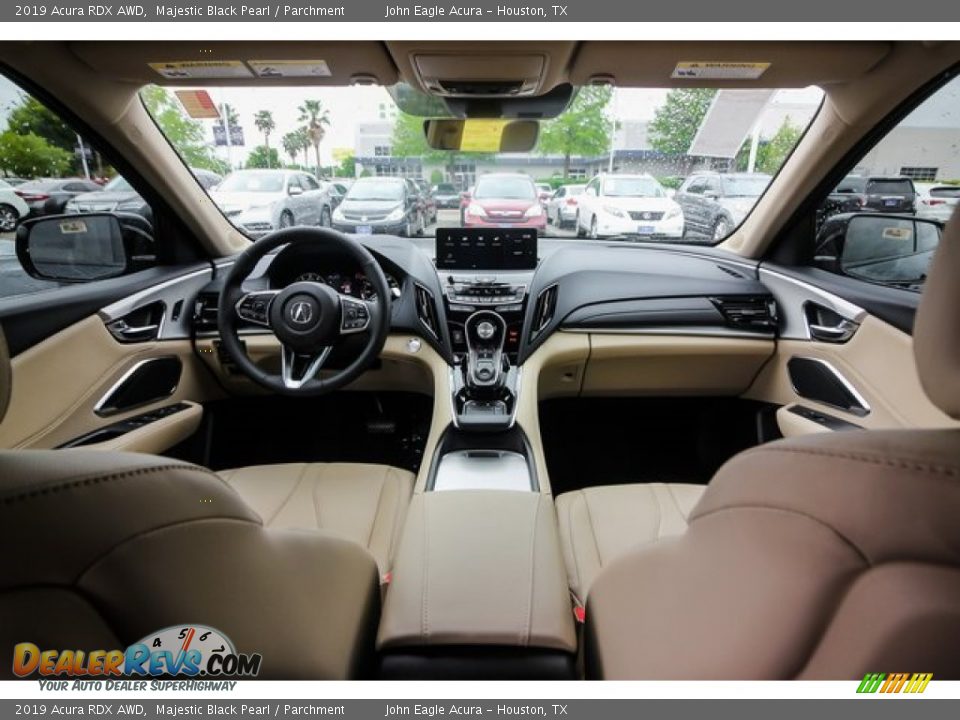 2019 Acura RDX AWD Majestic Black Pearl / Parchment Photo #9