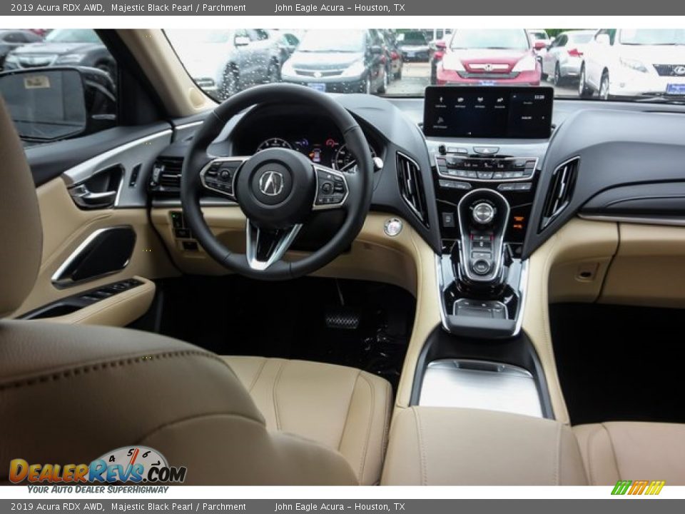 2019 Acura RDX AWD Majestic Black Pearl / Parchment Photo #28