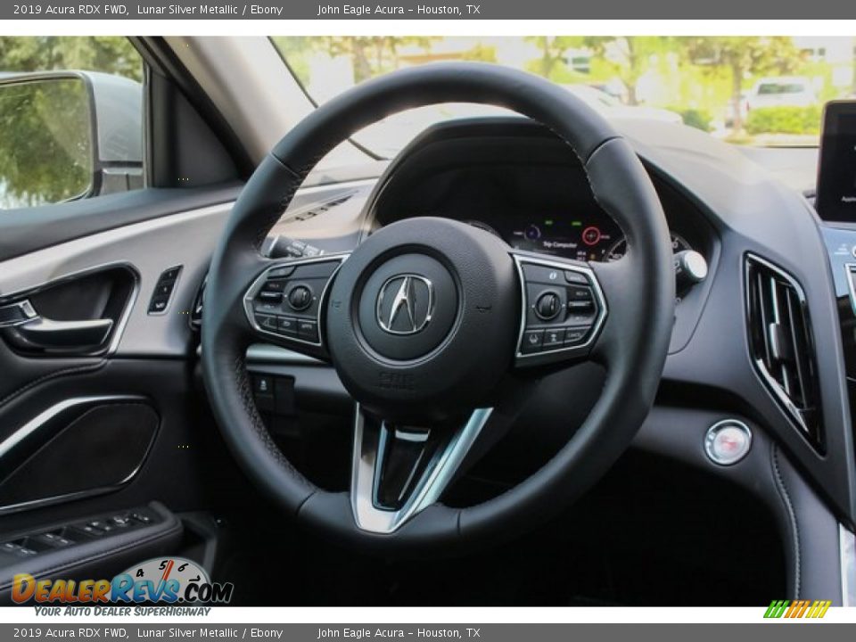 2019 Acura RDX FWD Lunar Silver Metallic / Ebony Photo #27