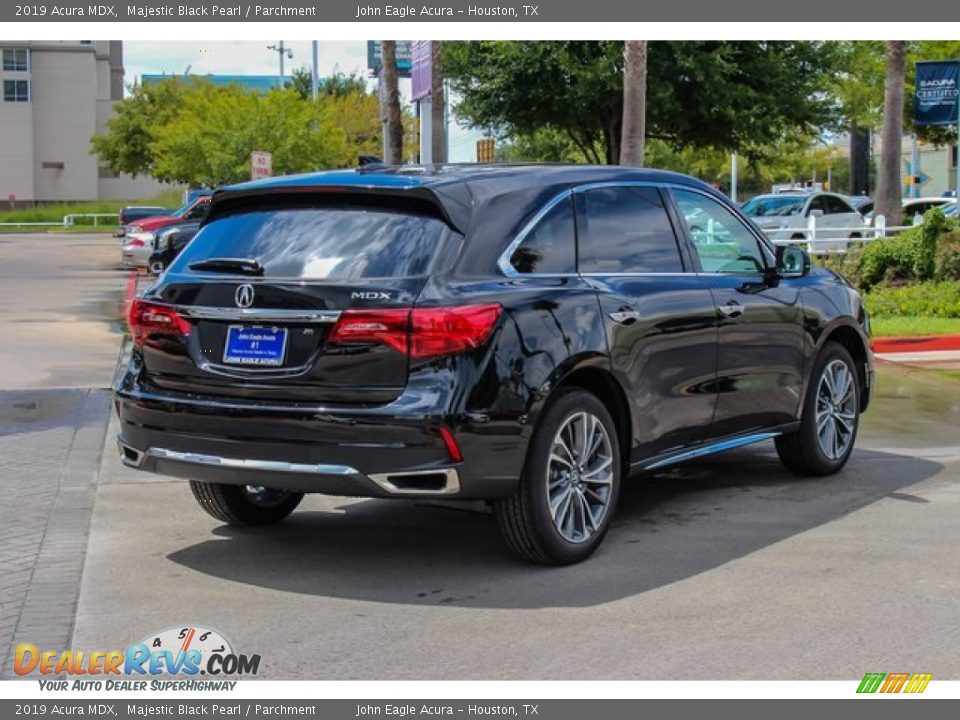 2019 Acura MDX Majestic Black Pearl / Parchment Photo #7