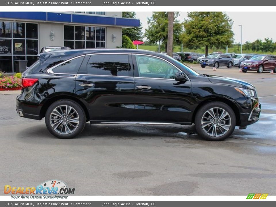 2019 Acura MDX Majestic Black Pearl / Parchment Photo #8