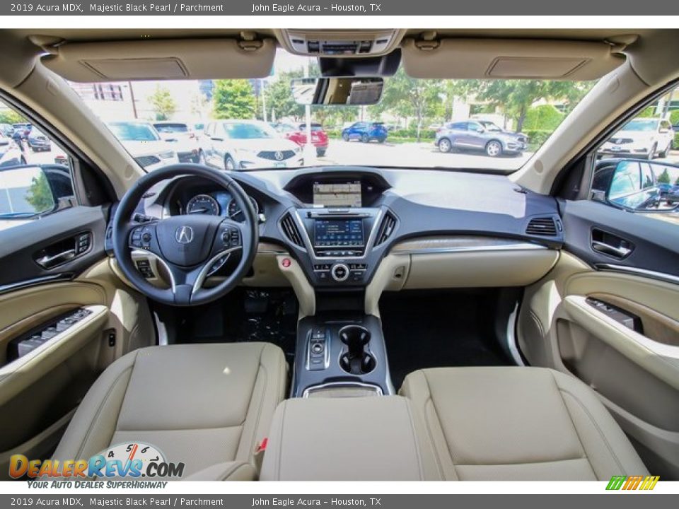 2019 Acura MDX Majestic Black Pearl / Parchment Photo #9