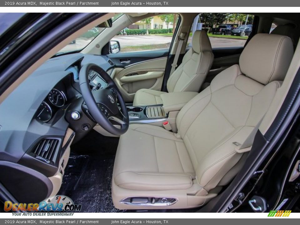 2019 Acura MDX Majestic Black Pearl / Parchment Photo #16