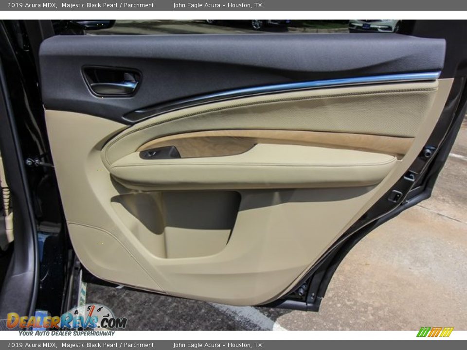2019 Acura MDX Majestic Black Pearl / Parchment Photo #22
