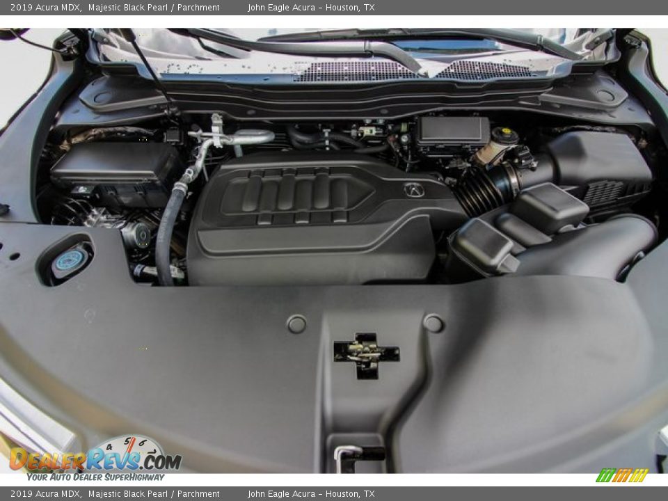 2019 Acura MDX Majestic Black Pearl / Parchment Photo #26