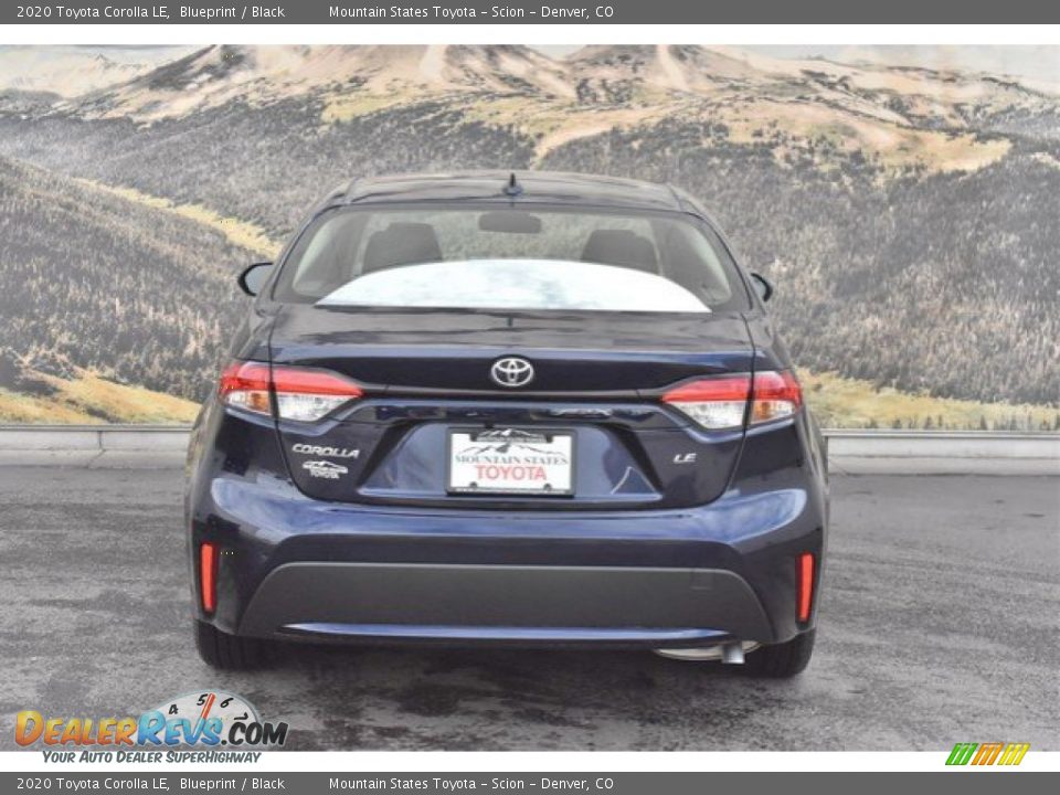 2020 Toyota Corolla LE Blueprint / Black Photo #4
