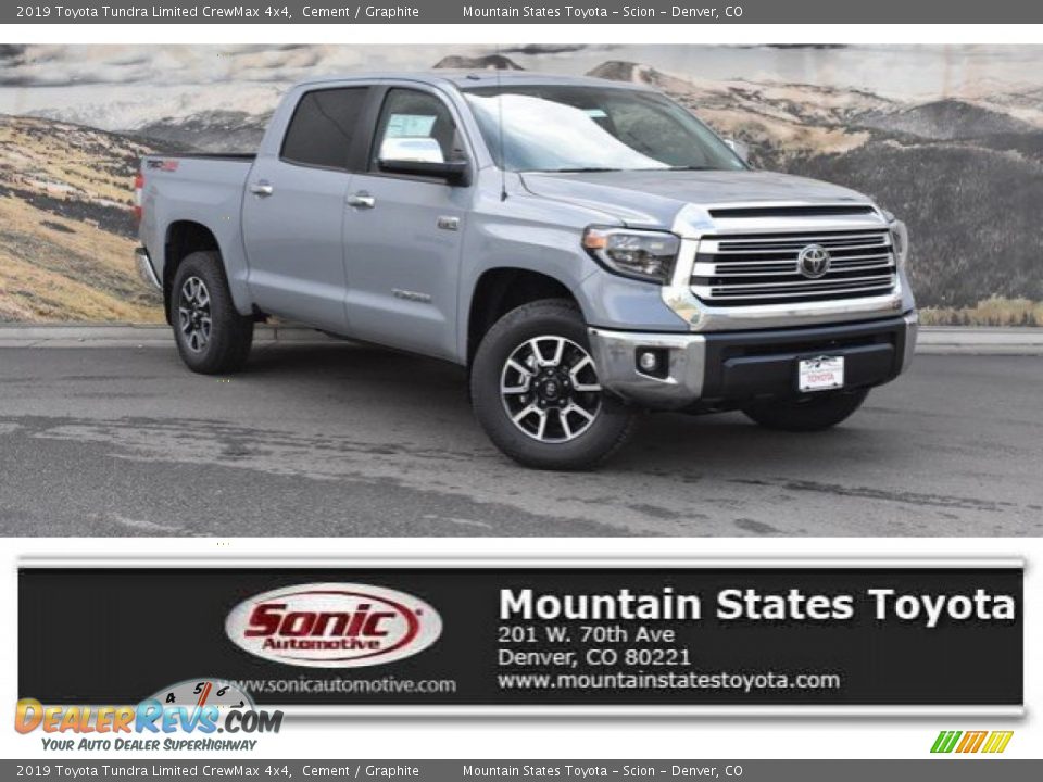 2019 Toyota Tundra Limited CrewMax 4x4 Cement / Graphite Photo #1