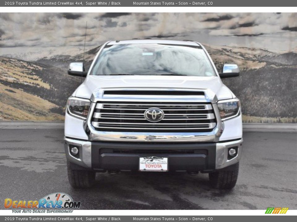 2019 Toyota Tundra Limited CrewMax 4x4 Super White / Black Photo #2