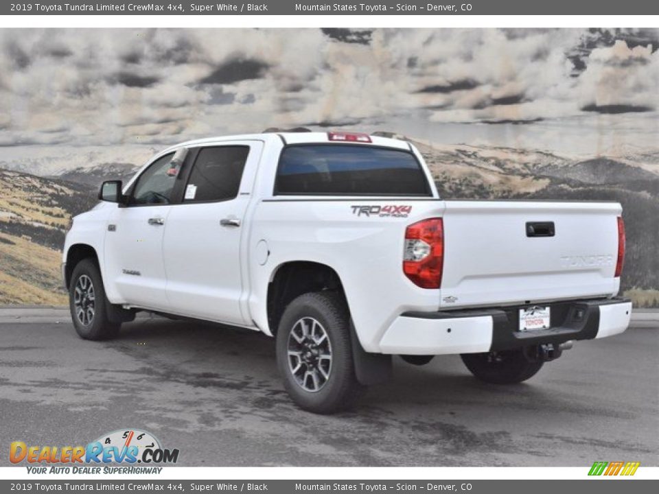 2019 Toyota Tundra Limited CrewMax 4x4 Super White / Black Photo #3