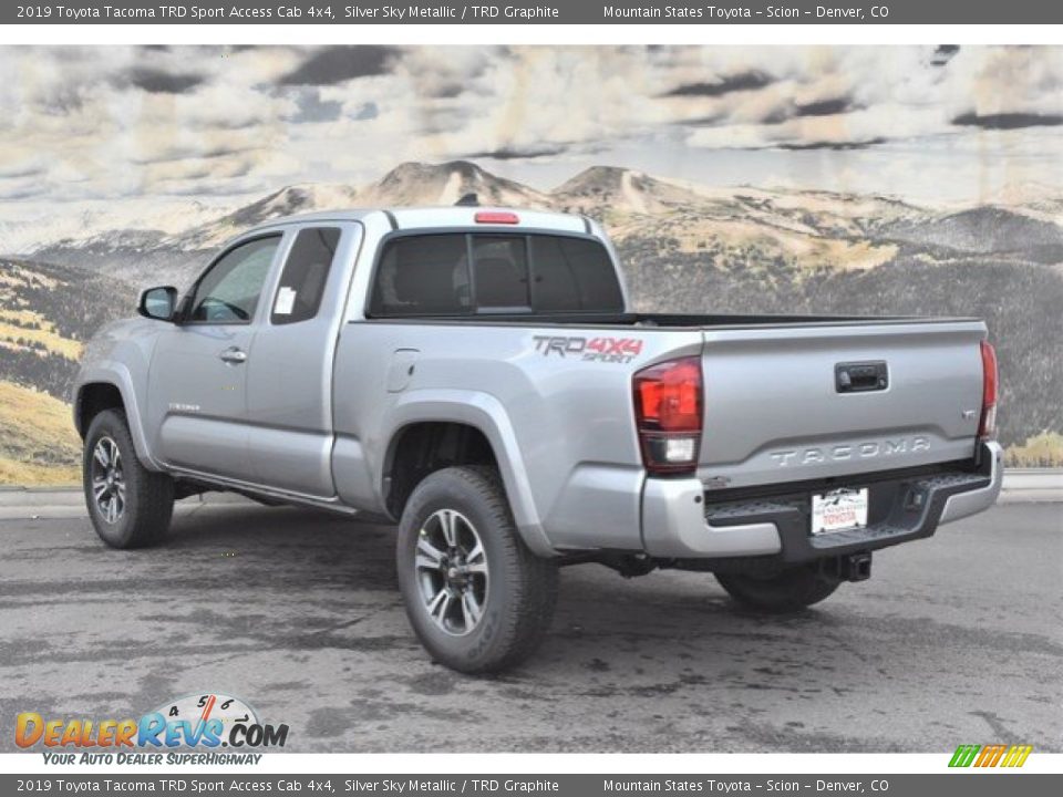 2019 Toyota Tacoma TRD Sport Access Cab 4x4 Silver Sky Metallic / TRD Graphite Photo #3