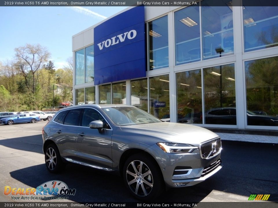 2019 Volvo XC60 T6 AWD Inscription Osmium Grey Metallic / Charcoal Photo #1