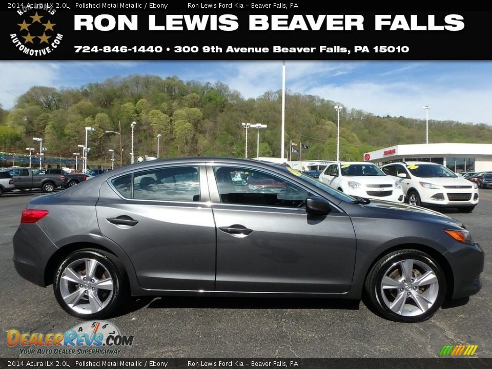 2014 Acura ILX 2.0L Polished Metal Metallic / Ebony Photo #1