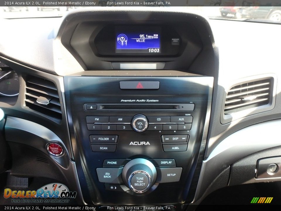 2014 Acura ILX 2.0L Polished Metal Metallic / Ebony Photo #17